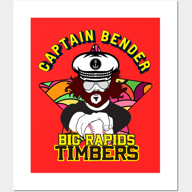 "Captain Bender" - Sleep Baseball Wall Art by Northwoods Baseball Sleep Radio